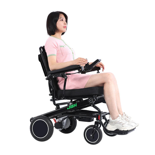 KTX-729619 Lightweight Portable Electric Wheelchair with 20km Driving Range and 120kg Capacity