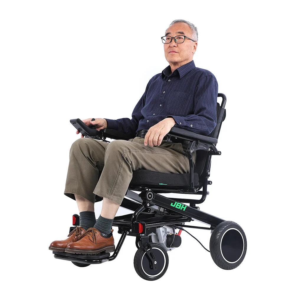 KTX-729619 Lightweight Portable Electric Wheelchair with 20km Driving Range and 120kg Capacity