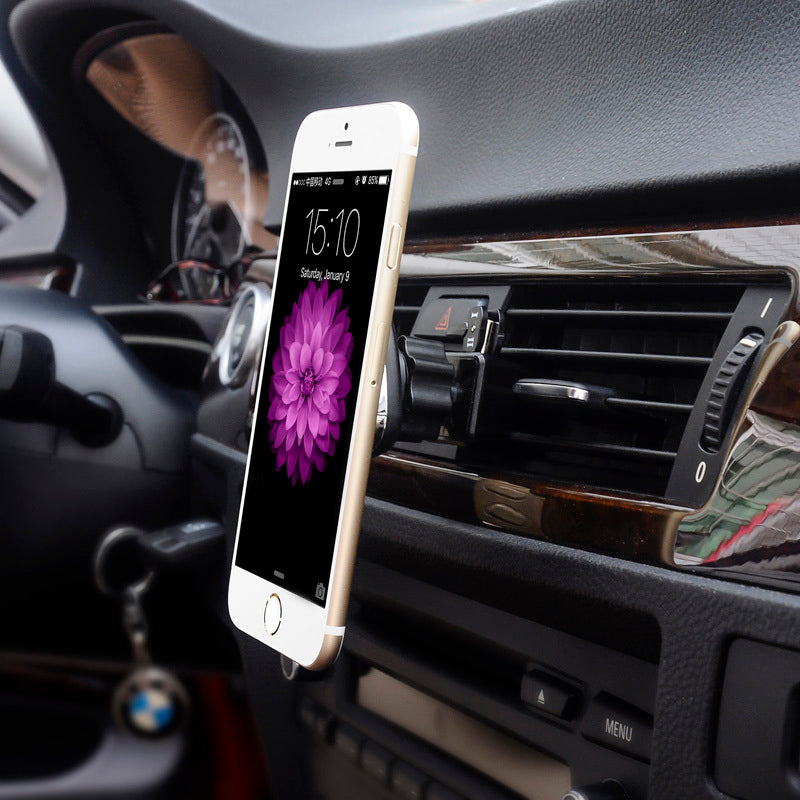 KTX-729811 Magnetic Suction Cup Car Phone Holder for Navigation - Yellow, Gray, Blue, Black