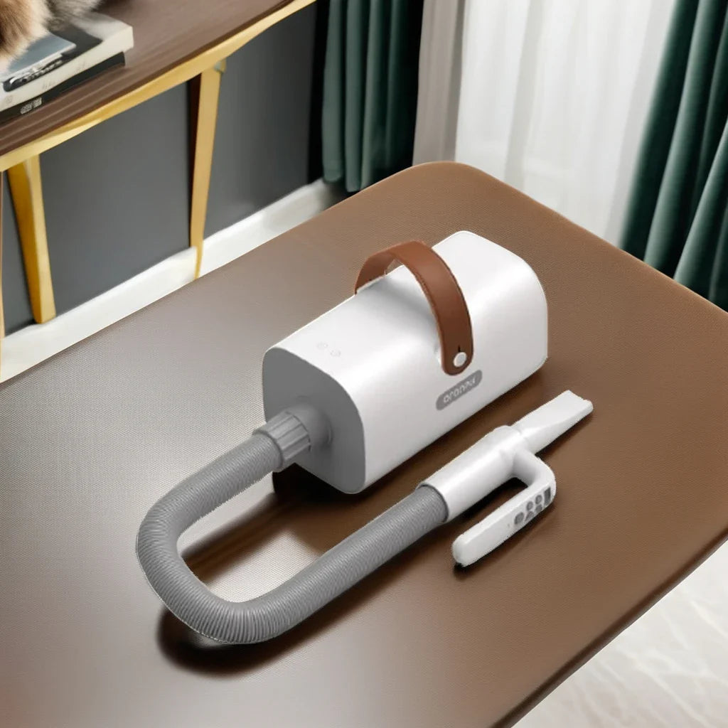 KTX-730003 Portable Pet Grooming Vacuum Cleaner with Hair Dryer Function for Dogs and Cats