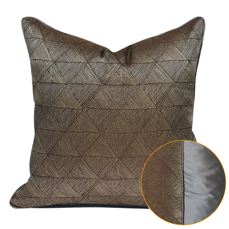 KTX-730579 Modern Minimalist Brown Sofa Cushion Collection - Various Sizes with Durable Polyester Fiber