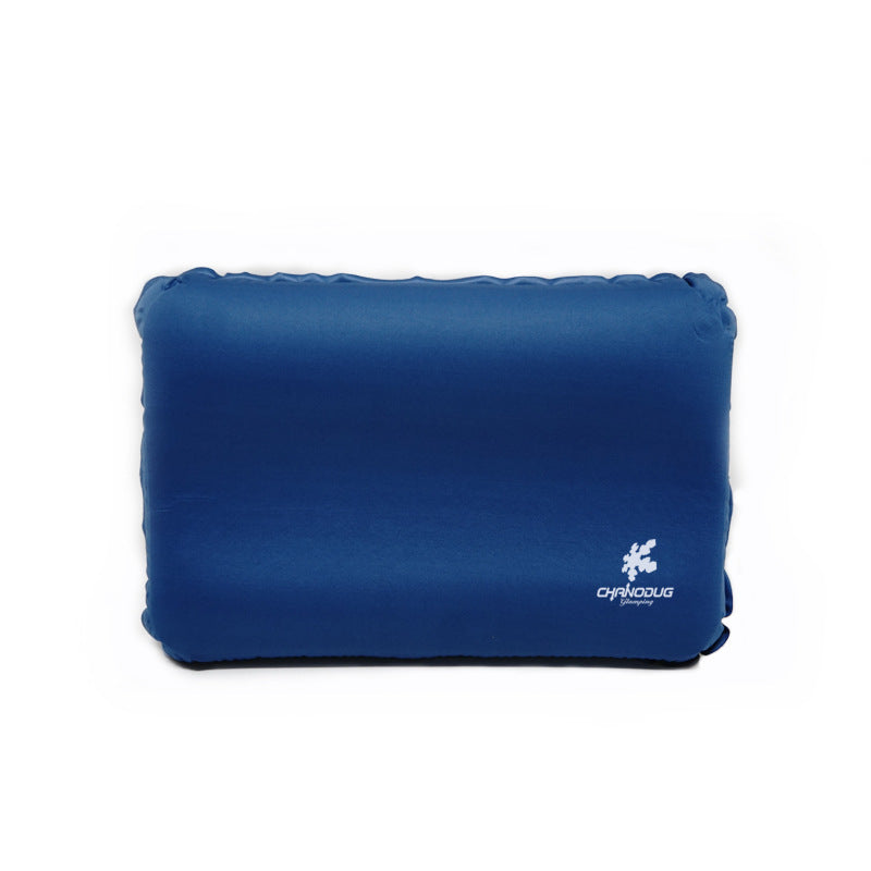KTX-730707 Portable Automatic Inflatable Pillow for Camping - Easy Storage, 30D Fabric and High Elastic Sponge
