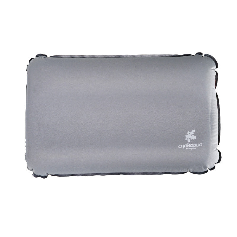 KTX-730707 Portable Automatic Inflatable Pillow for Camping - Easy Storage, 30D Fabric and High Elastic Sponge