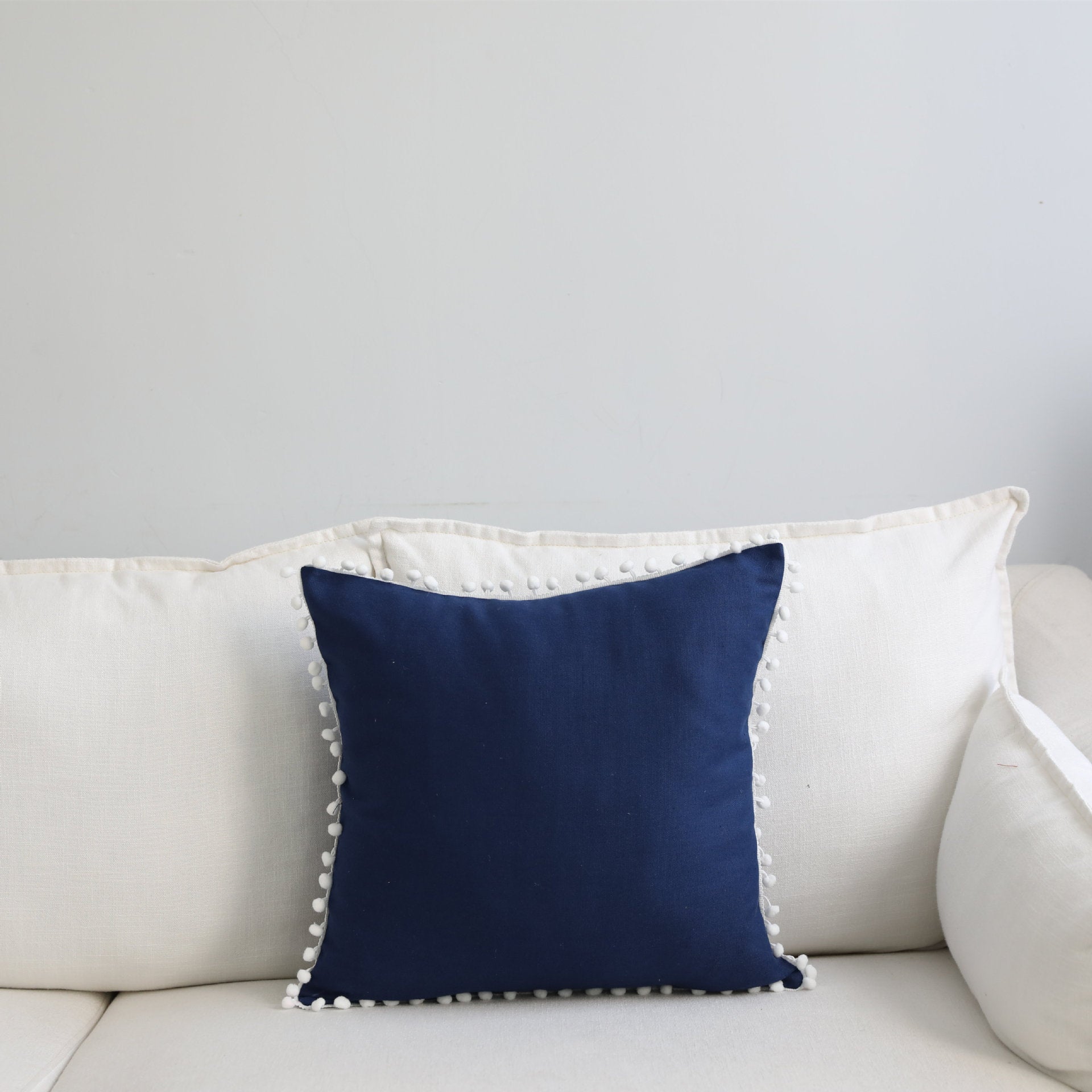 KTX-731219 Geometric Cotton Linen Waist Pillow Cover – Modern Design for Comfort and Style