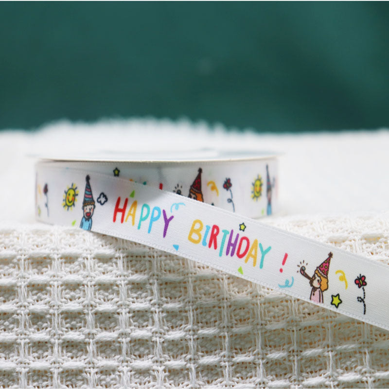 KTX-731731 Polyester Packing Ribbon for Floral and Cake Decoration