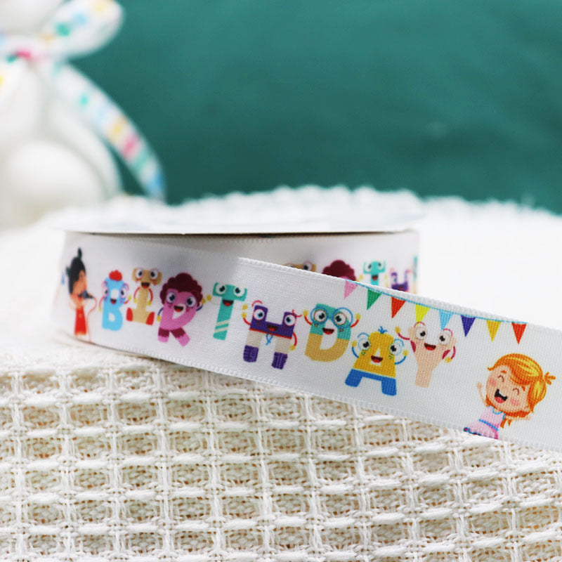 KTX-731731 Polyester Packing Ribbon for Floral and Cake Decoration