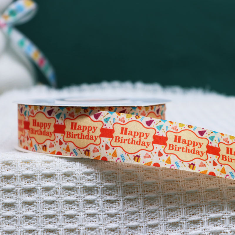 KTX-731731 Polyester Packing Ribbon for Floral and Cake Decoration