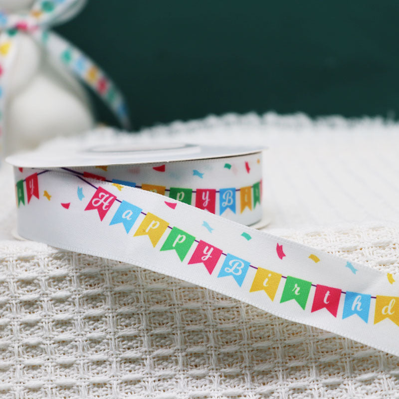 KTX-731731 Polyester Packing Ribbon for Floral and Cake Decoration