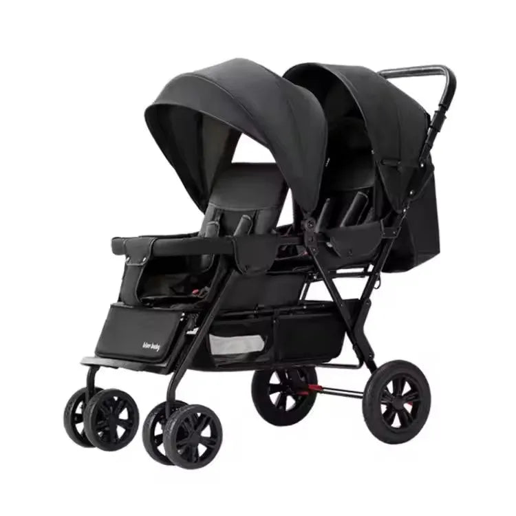KTX-732243 3 in 1 Foldable Twin Baby Stroller for Infants 0-3 Years - European Design