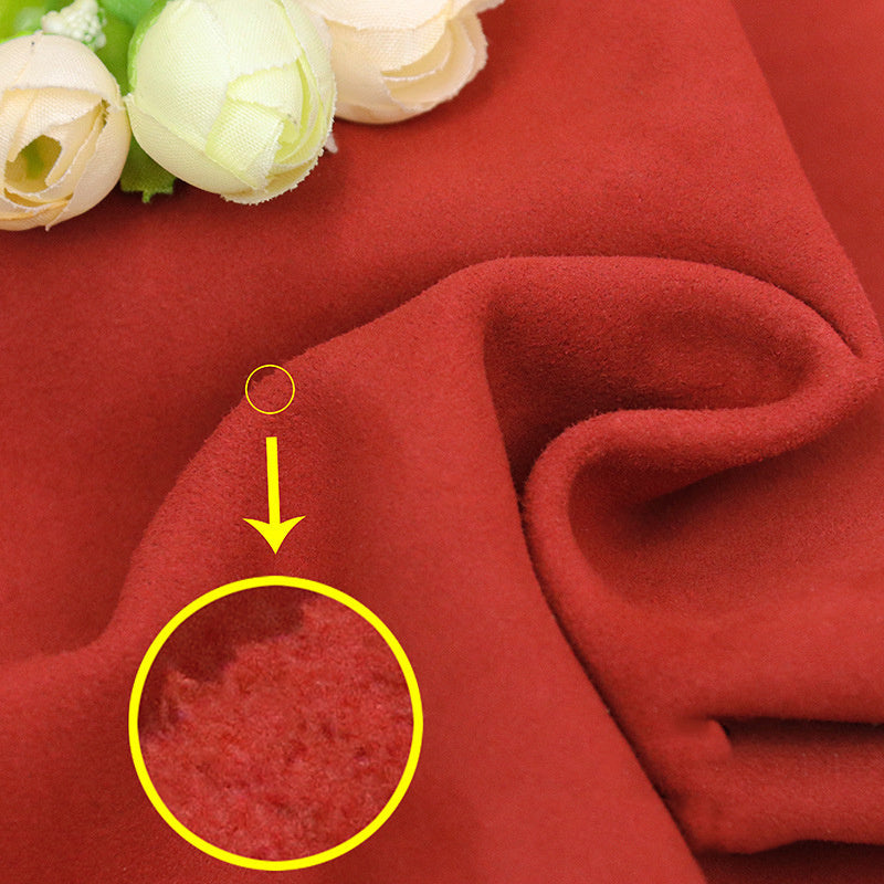 KTX-732883 Goat Suede Leather in Multiple Colors for Crafting and Upholstery (3-5 sq ft)