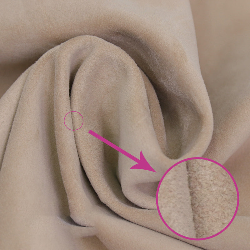 KTX-732883 Goat Suede Leather in Multiple Colors for Crafting and Upholstery (3-5 sq ft)