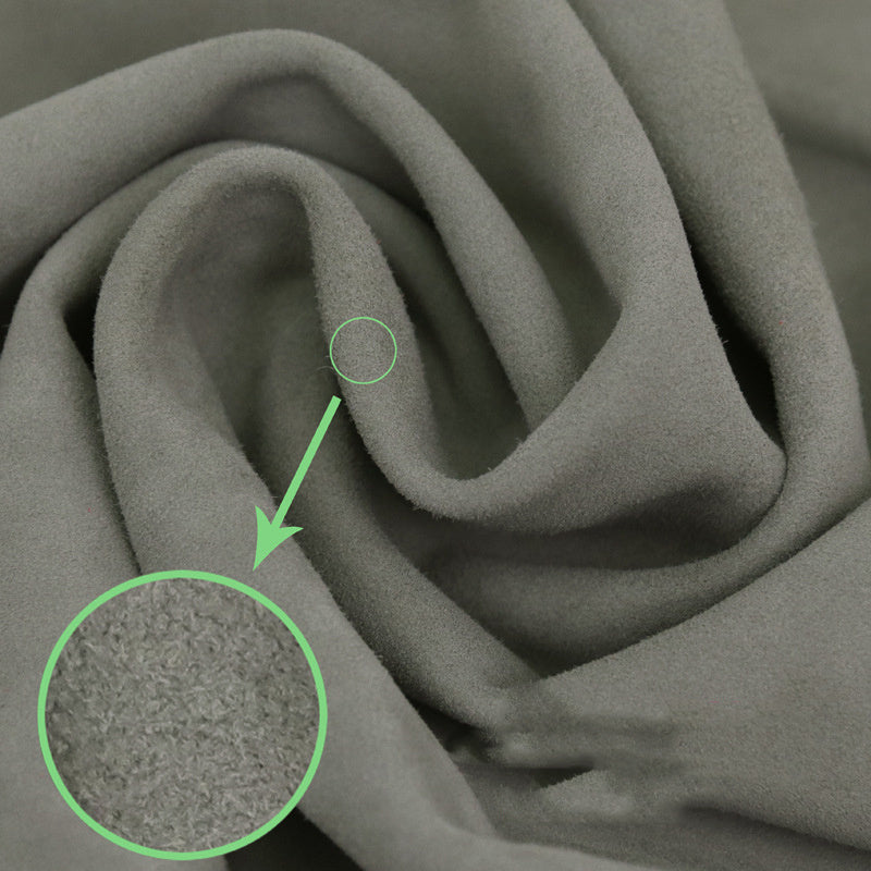 KTX-732883 Goat Suede Leather in Multiple Colors for Crafting and Upholstery (3-5 sq ft)