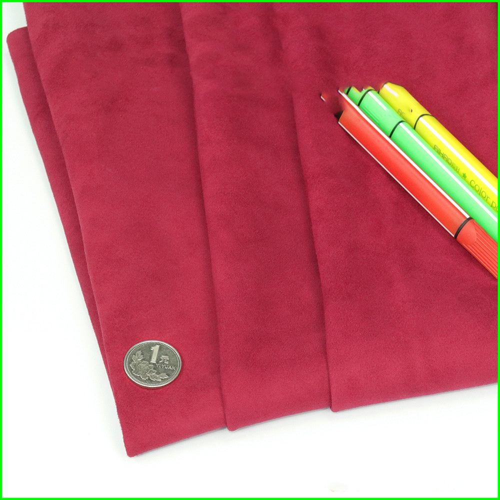 KTX-732883 Goat Suede Leather in Multiple Colors for Crafting and Upholstery (3-5 sq ft)