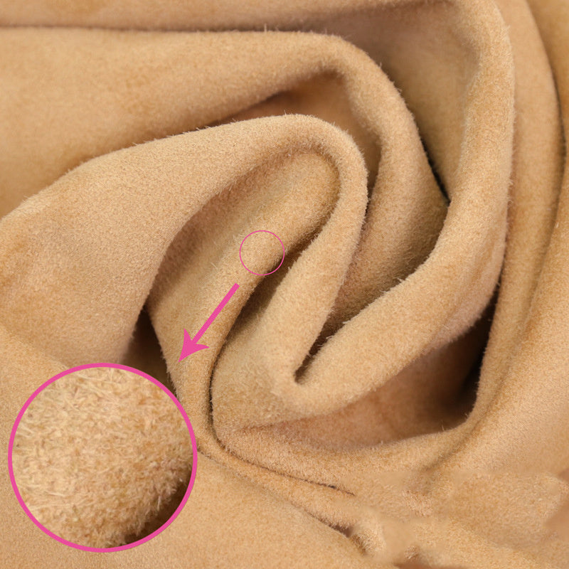 KTX-732883 Goat Suede Leather in Multiple Colors for Crafting and Upholstery (3-5 sq ft)
