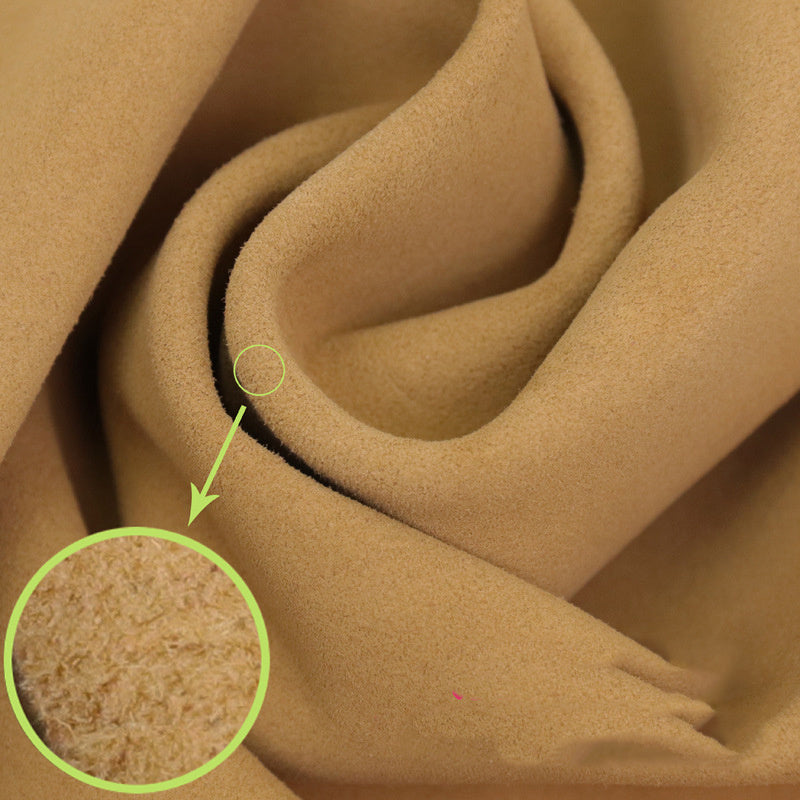 KTX-732883 Goat Suede Leather in Multiple Colors for Crafting and Upholstery (3-5 sq ft)