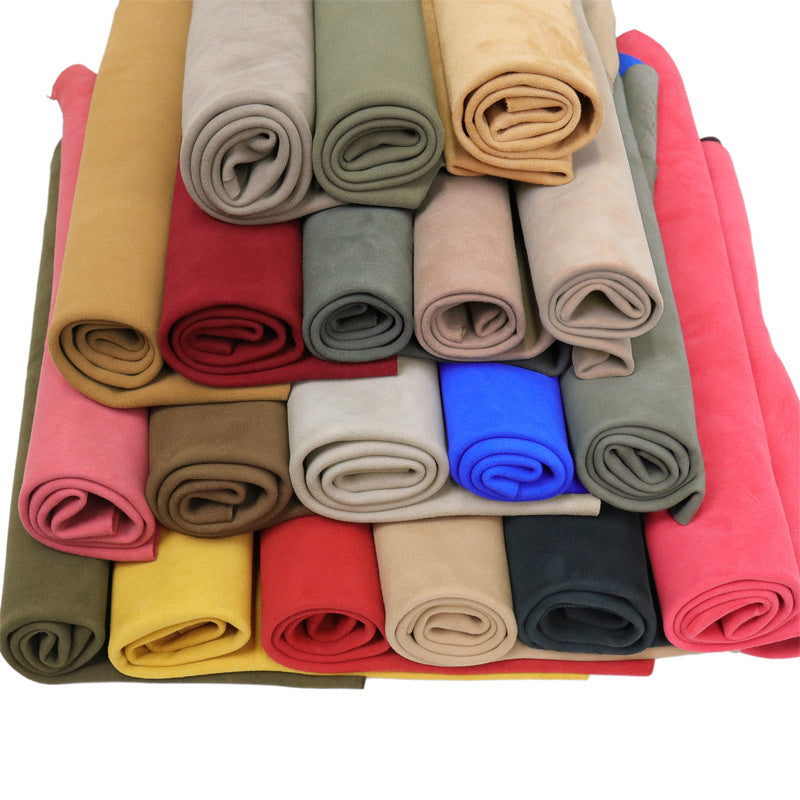 KTX-732883 Goat Suede Leather in Multiple Colors for Crafting and Upholstery (3-5 sq ft)