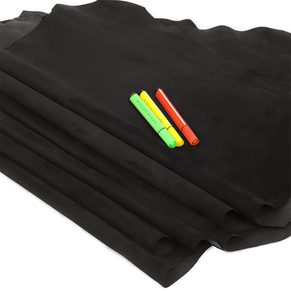 KTX-732883 Goat Suede Leather in Multiple Colors for Crafting and Upholstery (3-5 sq ft)