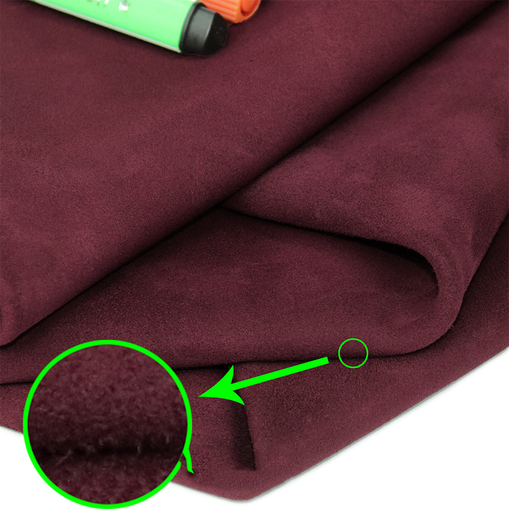 KTX-732883 Goat Suede Leather in Multiple Colors for Crafting and Upholstery (3-5 sq ft)