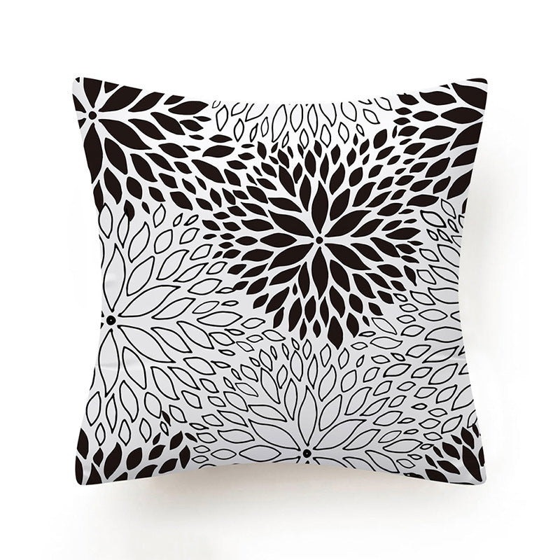 KTX-732883 Super Soft Short Fleece Decorative Cushion Cover - Minimalist Design, 45x45CM