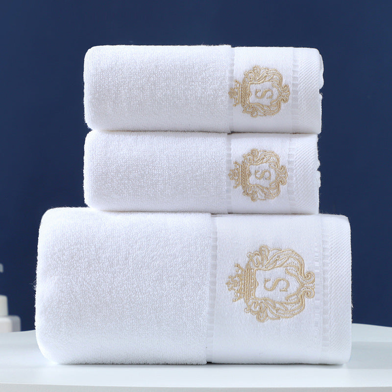 KTX-733779 Pure Cotton Three-Piece Towel Set in Various Colors
