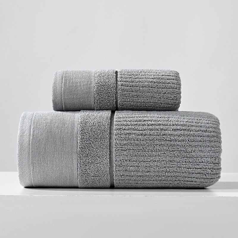 KTX-733779 Pure Cotton Three-Piece Towel Set in Various Colors