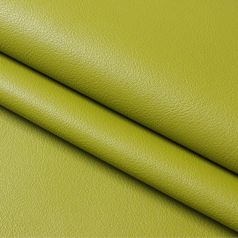 KTX-734035 Wear-Resistant Half PU Leather Fabric with Lychee Pattern for Furniture and Accessories, 1.2mm Thick, 140cm Wide