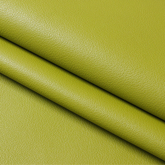 KTX-734035 Wear-Resistant Half PU Leather Fabric with Lychee Pattern for Furniture and Accessories, 1.2mm Thick, 140cm Wide
