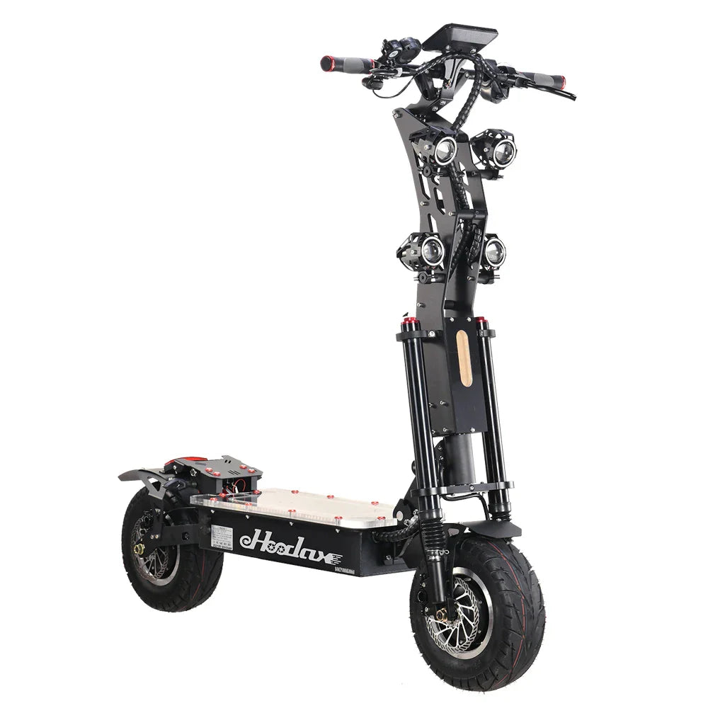 KTX-735379 Powerful Dual Motor Electric Scooter 8000W 60V/72V 50Ah Battery, Max Speed 100Km/h, Foldable Design