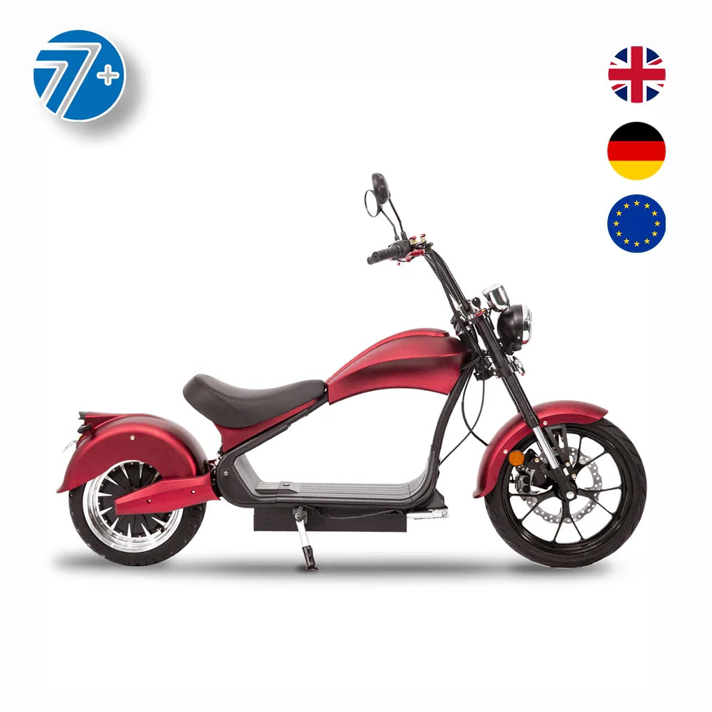 KTX-735699 Electric Scooter for Adults - 3000W/4000W Touring Motorcycle, 60V Lithium Battery, Max Speed 60km/h, 200kg Load Capacity
