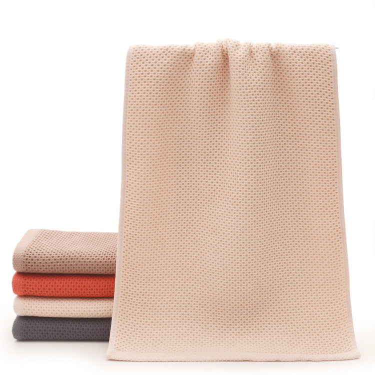 KTX-736083 Honeycomb Cotton Sports Towel - Lightweight and Absorbent, 85G