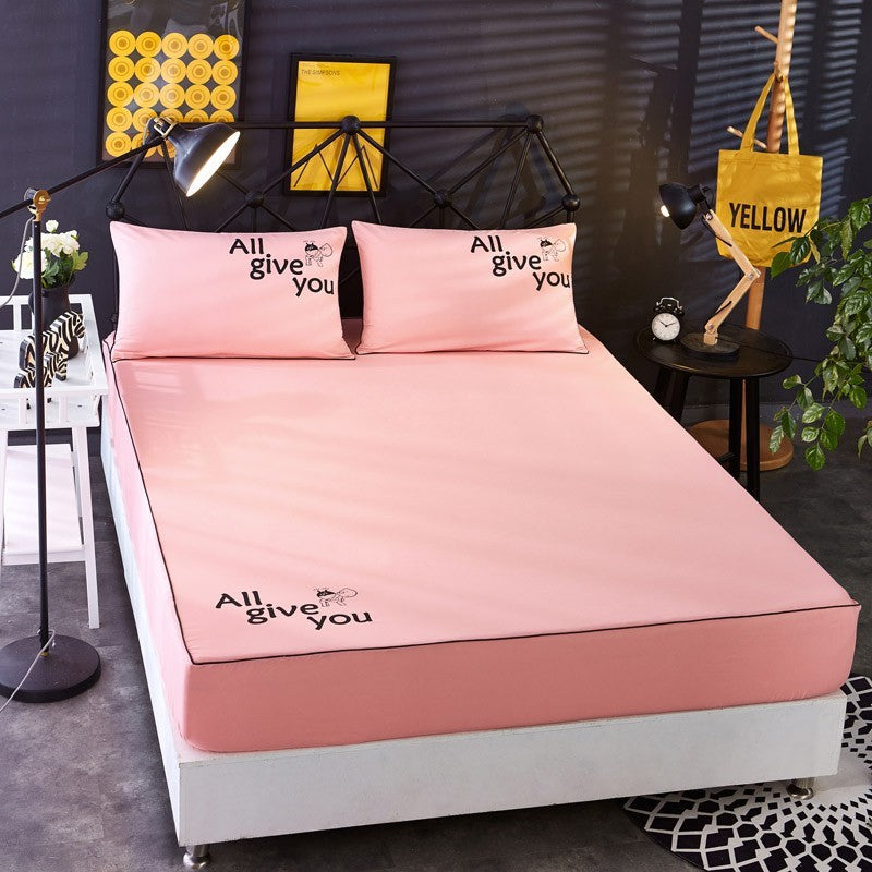 KTX-738579 Breathable Sanding Fabric Bed Skirt for a Stylish Bedroom Look