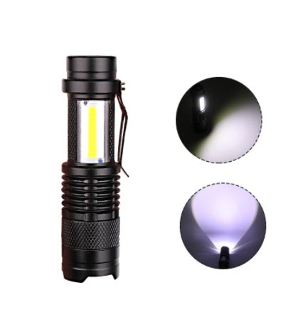 KTX-741011 Compact LED Mini Flashlight with Zoom Function for Outdoor Activities