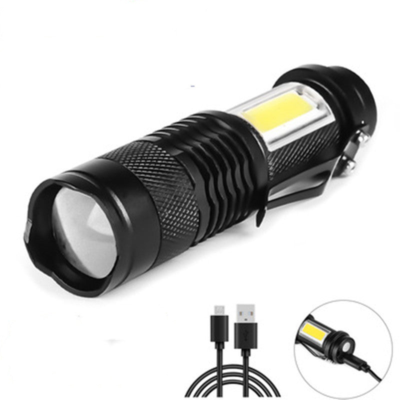 KTX-741011 Compact LED Mini Flashlight with Zoom Function for Outdoor Activities