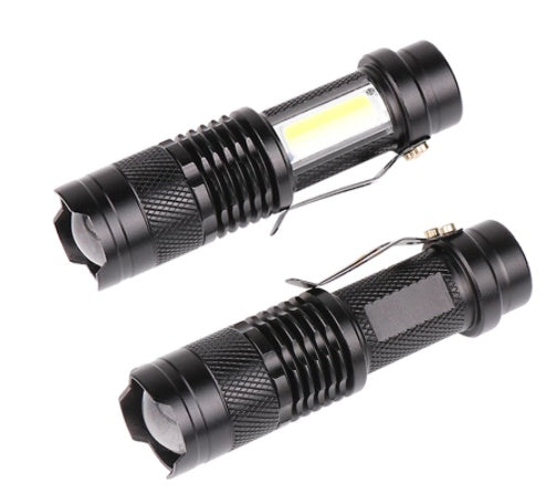 KTX-741011 Compact LED Mini Flashlight with Zoom Function for Outdoor Activities