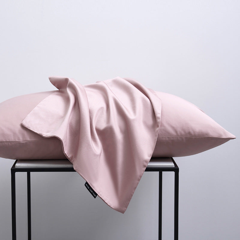 KTX-741267 Long-Staple Cotton 4-Piece Hotel Bedding Set in Solid Colors for 2m Beds