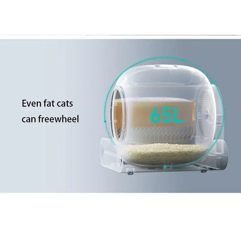 KTX-741395 Smart Self-Cleaning Cat Litter Box with Odor Control and APP Management, 6.5L Capacity