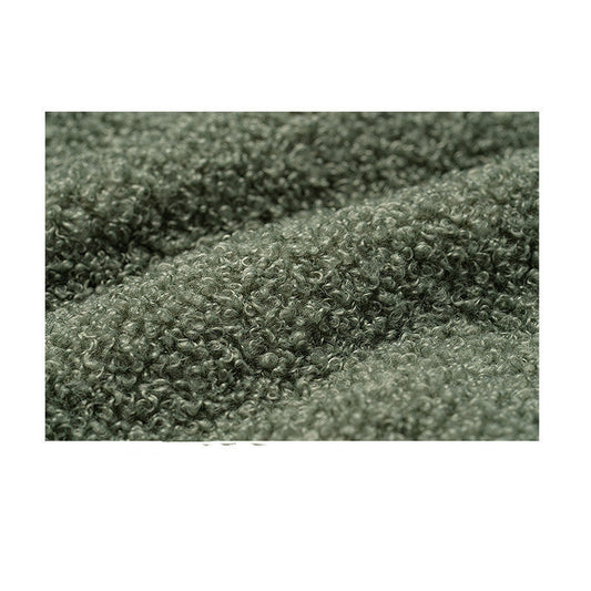 KTX-742099 Nordic Style Triangle White Ball Plush Pillow Cushion for Bedside and Sofa Decor