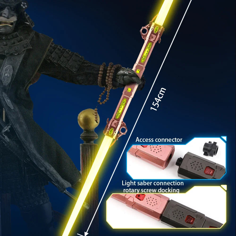 KTX-743507 Retractable LED Sound Laser Sword Toy for Kids - Light Up Cosplay Accessory