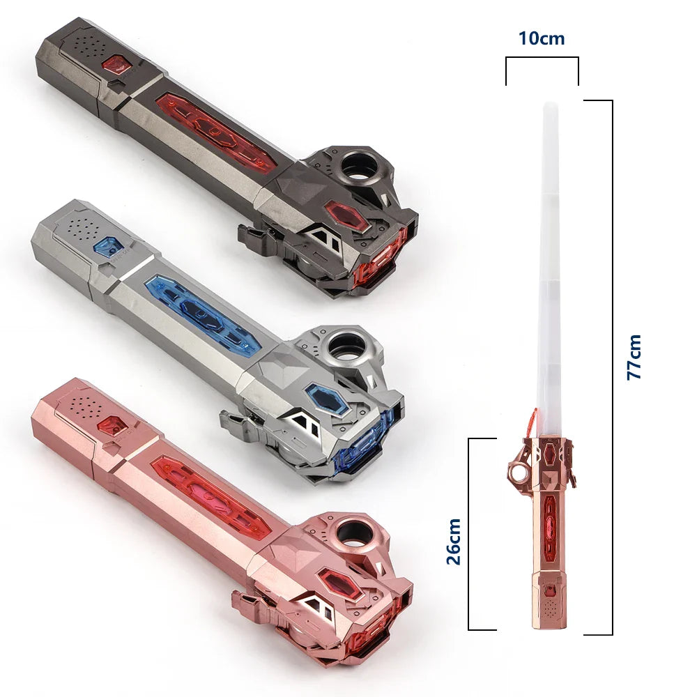 KTX-743507 Retractable LED Sound Laser Sword Toy for Kids - Light Up Cosplay Accessory