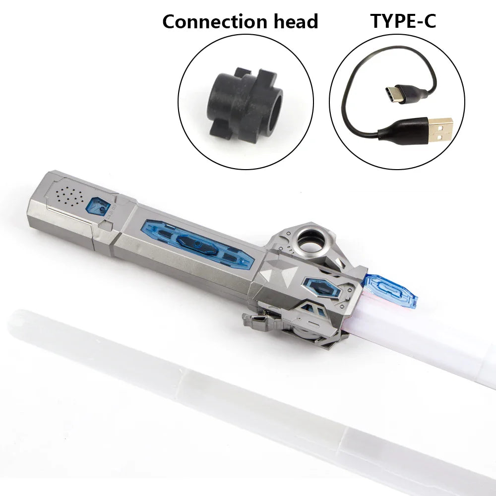 KTX-743507 Retractable LED Sound Laser Sword Toy for Kids - Light Up Cosplay Accessory