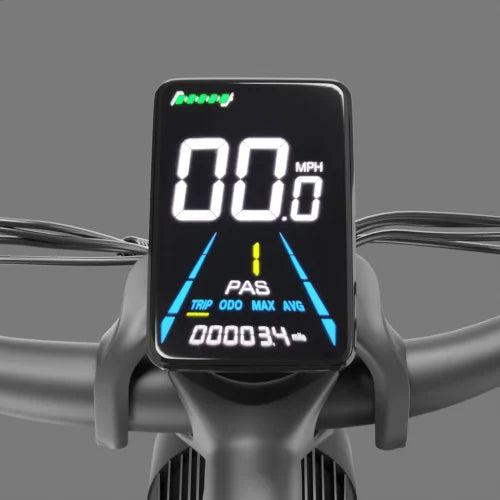 KTX-743955 Unisex 52V 2000W Electric Mountain Bike with 22.4Ah Removable Battery and Dual Suspension