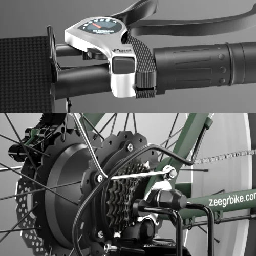 KTX-743955 Unisex 52V 2000W Electric Mountain Bike with 22.4Ah Removable Battery and Dual Suspension