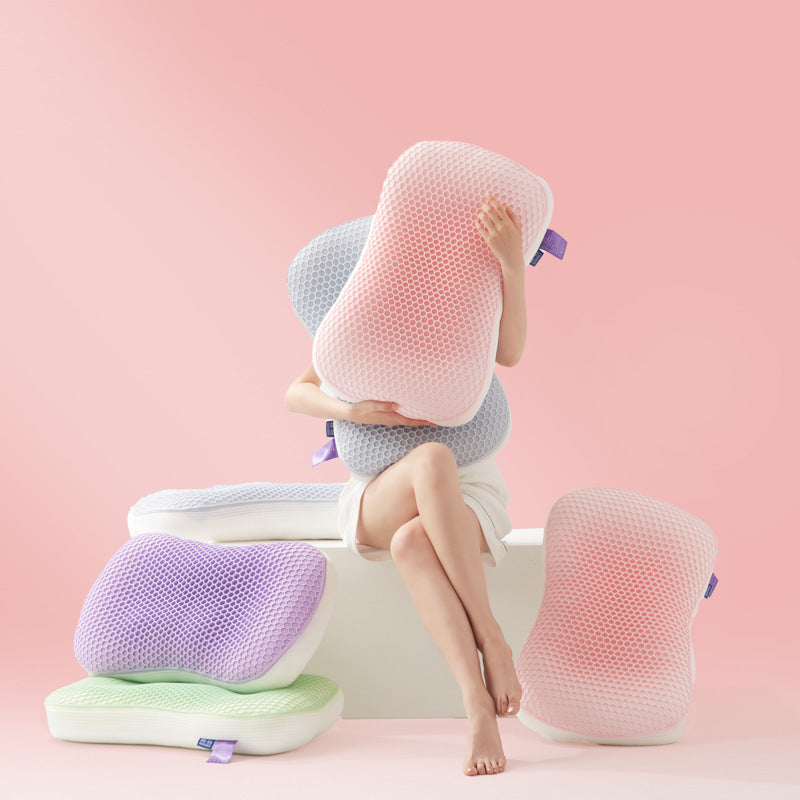 KTX-744211 TPE Pectin Silk Feather Pillow - Comfortable Polyester Filling, 40x65cm, Available in Multiple Colors