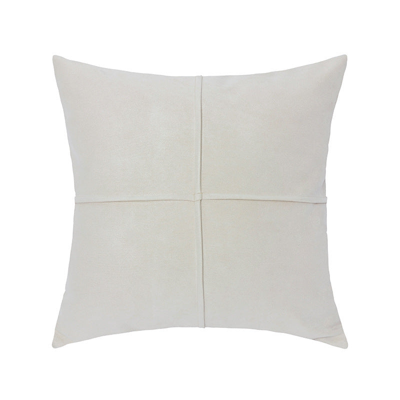 KTX-745235 Plain Suede Throw Pillow Cover - Modern Design, Available in Multiple Colors, 45x45cm