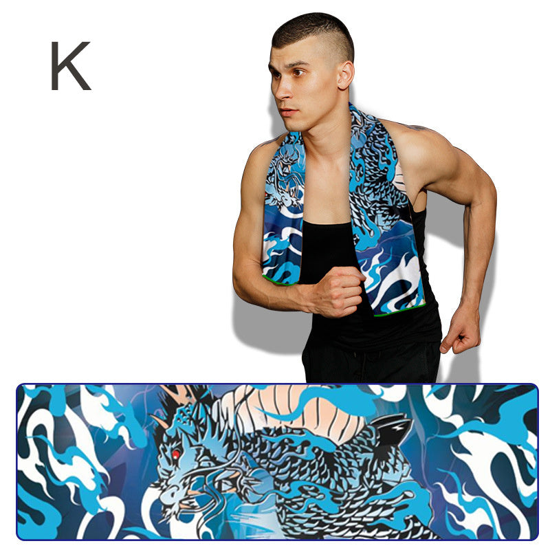 KTX-746131 Cooling Sports Towel for Gym, Running, and Outdoor Activities - Quick Dry, UV Resistant, Moisture Absorbing