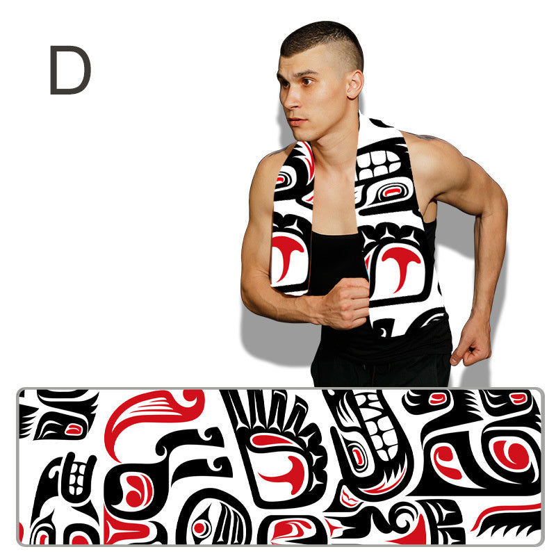 KTX-746131 Cooling Sports Towel for Gym, Running, and Outdoor Activities - Quick Dry, UV Resistant, Moisture Absorbing