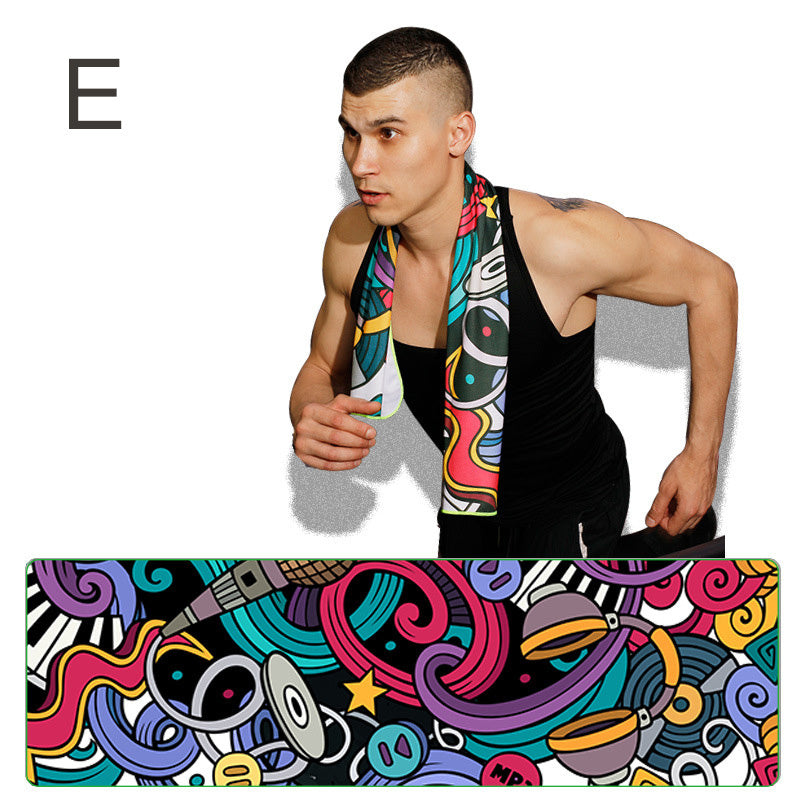 KTX-746131 Cooling Sports Towel for Gym, Running, and Outdoor Activities - Quick Dry, UV Resistant, Moisture Absorbing