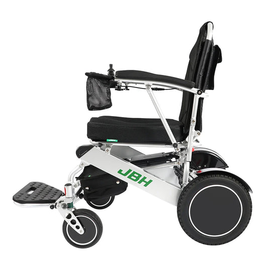 KTX-746579 Lightweight Portable Folding Electric Wheelchair Model D26 - Aluminum Alloy Frame, 20km Range, 120kg Load Capacity