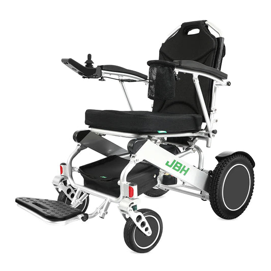 KTX-746579 Lightweight Portable Folding Electric Wheelchair Model D26 - Aluminum Alloy Frame, 20km Range, 120kg Load Capacity