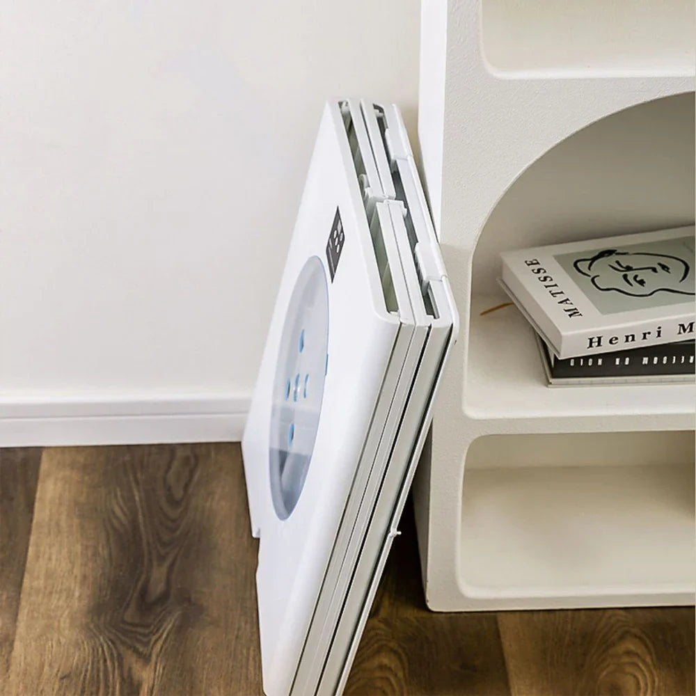 KTX-746963 Foldable Pet Grooming Drying Machine with Child Lock and Scissors Included, Eco-Friendly ABS Plastic, Suitable for Dogs and Cats